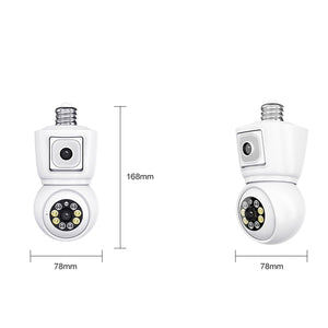 Waterproof Wifi Dual Lens Camera With Motion Detection And Two-Way Audio-1915197129190674433