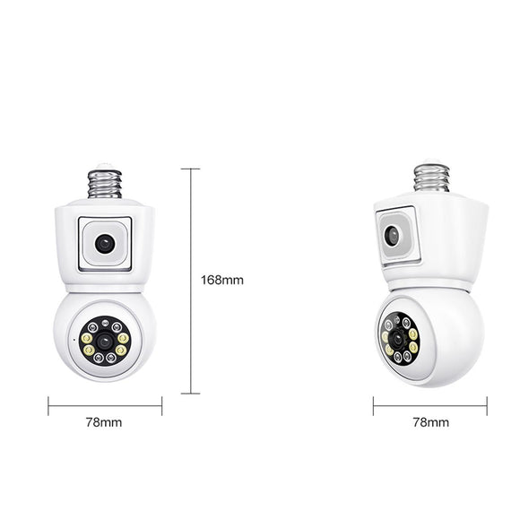Waterproof Wifi Dual Lens Camera With Motion Detection And Two-Way Audio-1915197129190674433