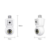 Waterproof Wifi Dual Lens Camera With Motion Detection And Two-Way Audio-1915197129190674433
