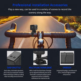 Waterproof Mini Action Camera With Night Vision And Ring Bracket - Black-1915196836101099529