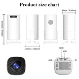 Portable Wifi Projector With Android 11 Os And Hd Display-1915196655943159810