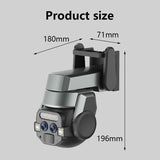 10X Binocular Zoom Dual Light Source Wifi Camera - Ip67 Waterproof For Outdoor Use-1915196522874671105