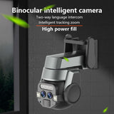 10X Binocular Zoom Dual Light Source Wifi Camera - Ip67 Waterproof For Outdoor Use-1915196522874671106