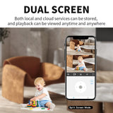 180 Degree Panoramic Smart Ptz Wifi Camera - White-1915196657352445959
