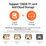 Smart Wifi Ip Camera With Ai Detection Auto Tracking Night Vision Cloud Storage Two-Way Audio - White-1915196656991735812