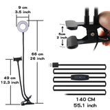 Adjustable 3.5 Live Broadcast Led Fill Light With Phone Clamp-1915197582213255171