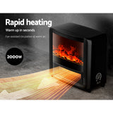 NNEDSZ Devanti Electric Fireplace Fire Heaters 2000W