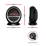 NNEDSZ Electric Fireplace Fire Heaters 1500W