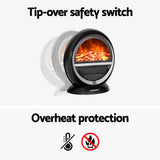 NNEDSZ Electric Fireplace Fire Heaters 1500W