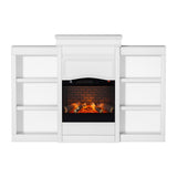 NNEDSZ Devanti 2000W Electric Fireplace Fire Heater White