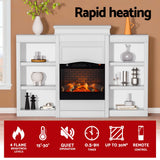 NNEDSZ Devanti 2000W Electric Fireplace Fire Heater White