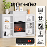 NNEDSZ Devanti 2000W Electric Fireplace Fire Heater White