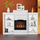 NNEDSZ Devanti 2000W Electric Fireplace Fire Heater White