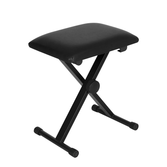 NNEDSZ Piano Stool Adjustable Height Keyboard Seat Portable Bench Chair Black