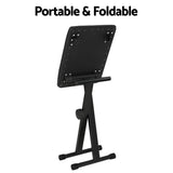 NNEDSZ Piano Stool Adjustable Height Keyboard Seat Portable Bench Chair Black