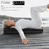 NNETM EPP Yoga Pilates Foam Roller Fitness Massage (Black)