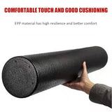 NNETM EPP Yoga Pilates Foam Roller Fitness Massage (Black)