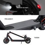 NNEDSZ Electric Scooter 500W 25KM/H Folding Portable Riding For Adults Commuter Black