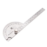Stainless Steel Protractor With 0-145Mm Arm And 0-180 Degree Angle Measurement-1915197874174562304