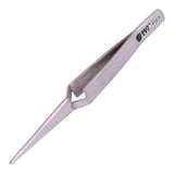 Stainless Steel Self-Closing Lab Tweezers - Straight-1915197576609665030