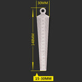 Stainless Steel Taper Gauge For Measuring Wedge Gaps 15-30Mm-1915197579889610754