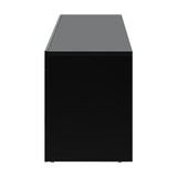 NNEED TV Cabinet LED RGB Gloss Black 180CM