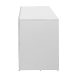 NNEED TV Cabinet LED RGB Gloss White 180CM