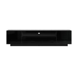 NNEED TV Cabinet Gloss RGB LED Black 180CM
