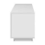 NNEED TV Cabinet Gloss RGB LED White 180CM