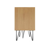 NNEED TV Cabinet Storage Sliding Door Shelf 180cm