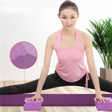 NNETM 2 PCS EVA Yoga Block Foam Gym Blocks (Purple)