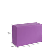 NNETM 2 PCS EVA Yoga Block Foam Gym Blocks (Purple)