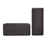 NNETM EVA Yoga Blocks 2 Pcs Training Bricks (Black)