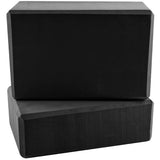 NNETM EVA Yoga Blocks 2 Pcs Training Bricks (Black)
