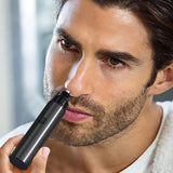 NNEOBA Rechargeable Ear And Nose Hair Trimmer for Men USB Electric Grooming Tool Black