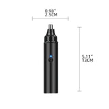 NNEOBA Rechargeable Ear And Nose Hair Trimmer for Men USB Electric Grooming Tool Black