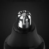 NNEOBA Rechargeable Ear And Nose Hair Trimmer for Men USB Electric Grooming Tool Black