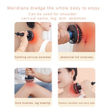 NNEOBA Electric Gua Sha Massager Infrared Heating & Vibration Black