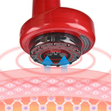 NNEOBA Electric Cupping Therapy Massager EMS Gua Sha Scraping Suction Cup Red