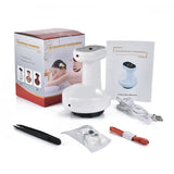 NNEOBA Electric Cupping Therapy Massager EMS Gua Sha Scraping Suction Cup Red