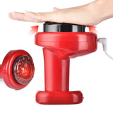 NNEOBA Electric Cupping Therapy Massager EMS Gua Sha Scraping Suction Cup Red