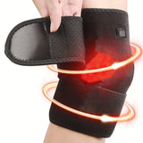 NNEOBA Electric Heating Knee Pads USB Hot Compress with Adjustable Temperature Black