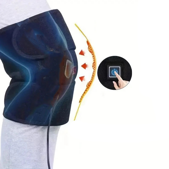 NNEOBA Electric Heating Knee Pads USB Hot Compress with Adjustable Temperature Black