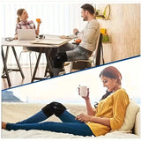 NNEOBA Electric Heating Knee Pads USB Hot Compress with Adjustable Temperature Black