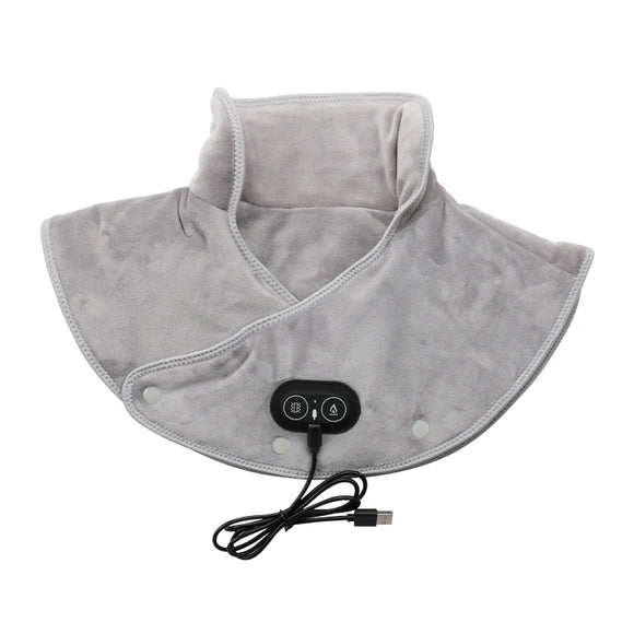 NNEOBA USB-Powered Heated Shoulder & Neck Wrap Grey