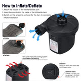 NNEOBA Electric Inflatable Pump Portable Air Cushion Blower
