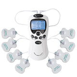 NNEOBA Electric EMS TENS Pulse Massager Pad Acupuncture Muscle Stimulator White