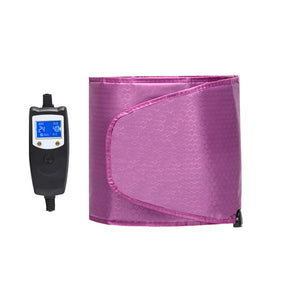 NNEOBA Electric Sauna Heating Belt Far Infrared Slimming & Pain Relief Therapy Pink