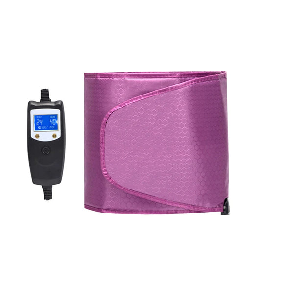NNEOBA Electric Sauna Heating Belt Far Infrared Slimming & Pain Relief Therapy Pink