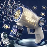 NNEOBA Astronaut Bubble Machine Gun with Lights for Kids